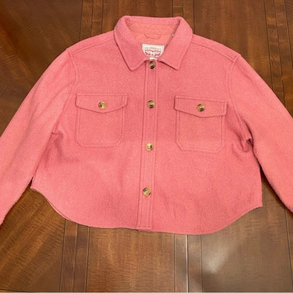 Women's Levi Strauss & Co Light Jacket salmon pink size XXL